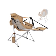 Kingcamp Orchid Lux Ayak Dayamalı & Salıncaklı Hamak Kamp Sandalyesi Khaki/grey Haki