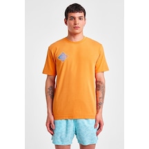 Lescon Erkek Kısa Kollu T-shirt 25y-1166 Turuncu