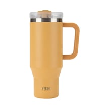 Tyeso Qq Termos Sızdırmaz Pipetli Çift Duvarlı Vakumlu 1200ml Sarı