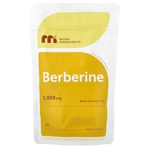 Micro Ingredients Berberine 1000mg With M.ct Oil, 240 Softgels Usa Menşeii Dmmedicineden