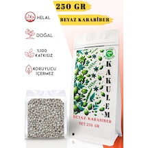 Kakulem Sertifikalı 250 Gr Katkısız Ak Biber Beyaz Tane Karabiber
