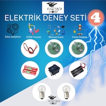 Kutulu, Elektrik Deney Seti - 4 Eğitici Hobi Bilim Seti