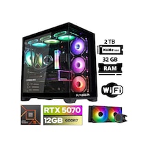 Xaser Lexus X50 R5-7500F 32 GB 2 TB M.2 NVMe SSD 12 GB RTX5070 Free Dos Masaüstü Oyuncu Bilgisayarı