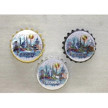 İstanbul Temalı Metal Magnet Alk4341 .