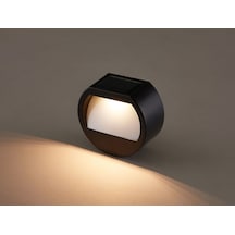 Noas 5w Qua Solar Dış Mekan Duvar Aplik Günışığı Yl84-3001-s Siyah