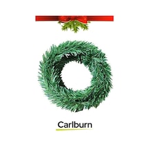 Doğal Görünümlü Dekoratif Yeni Yıl Noel Yılbaşı Çam Ağacı Süsü Garland Büyük Boy 10 Metre