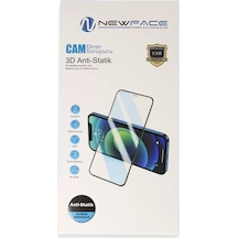 Newface Samsung Galaxy S25 Fe 3d Antistatik Cam Ekran Koruyucu - Siyah