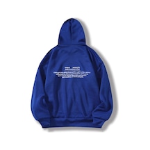 Startmore Mavi Unisex Erkek/kadın Unique Renkli Özel Baskılı Pamuklu Oversize Kapüşonlu