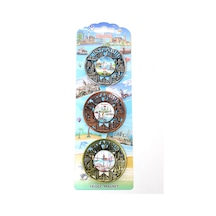 İstanbul Temalı Metal Magnet 3'lü Set Alk2890 Standart