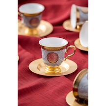 Acar Magnus 6 Kişilik Kahve Fincanı Takımı - 90 Ml renkli