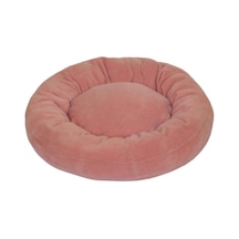 Pribor Kedi Ve Köpek Simit Yatağı 50 Cm Çap Polar Pembe-fuşya