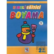 Renkli Eğitici Boyama 1 - 2+ Yaş Nurdan Yayınları  -  Nurdan Yayınları