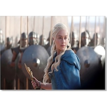 Cakasepetim Daenerys Targaryen Ve Askerler Ahşap Mdf Tablo