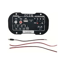 Globalbloom Siyah 12v Araç Subwoofer Amplifikatör Kartı 300w Yüksek Hassasiyet 30w Rms Çağdaş Tasarım