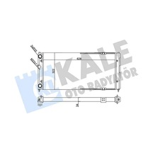 Vw Polo Classic Motor Radyatoru 1.9 Tdi 1997-2002 Agr Ahu Ale Alh Kale 356295