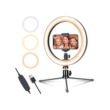 Gaman Tripodlu Youtuber Selfie Led Işıklı 10" Masaüstü Tripod 26 CM