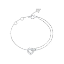 Guess Jgujubb05534jwrhs Kalpli Kadın Bileklik Metalik Gri