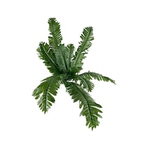 Yapay Çiçek 12 Yaprak Cycas Aşk Merdiveni Eğrelti Otu Sıkas Bitki