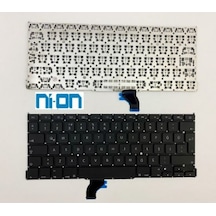 Nion Apple Uyumlu MacBook Pro 13 A1502 2013 2014 Retina Notebook Klavye Siyah Tr