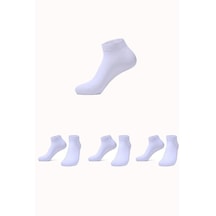 3Lü Erkek Pamuklu Penye Kısa Patik Çorap