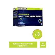 Psyllium Husk Fiber 30 Saşe X 3 Adet
