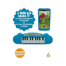 Dokunmatik Hayvan Sesli Piyano Oyuncak - Çocuklar İçin Eğlenceli Müzik Aleti