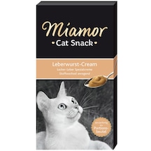 Miamor Cat Snack Cream Ciğerli Kedi Ödülü 3'lü 6 x 15 G