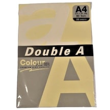 Double A Renkli Kağıt 25 Li A4 80 Gram Pastel Fildişi 25 Yaprak