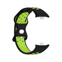 Xiaomi Redmi Watch 5 Rainbow Gently Band Kordon Beyaz Siyah Redmi Watch 5 İle Uyumlu Kordon - Beyaz - Siyah Çok Renkli