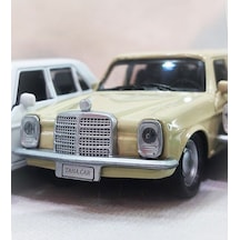 Benz W114 Çek Bırak E220 Metal Araba Diecast 1:36 Model Oyuncak