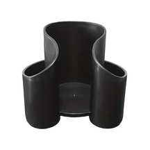 Chuangyinshop Siyah 1 Adet 3'lü Saklama Kutusu, Kozmetik Ve Diş İpi Düzenleyici, Banyo Aksesuar Siyah