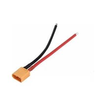 Xt60 Erkek Dişi Lipo Pil Şarj Kablosu 15 Cm 2,5mm Siaf Silikon Kablolu