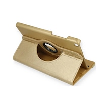 Newface - 740 - Samsung Galaxy T290 Tab A 8 Kılıf 360 Tablet Deri Kılıf - Edntrend - - Gold