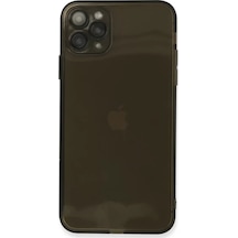 Newface Apple İphone 11 Pro Max Kılıf Fly Lens Silikon - Siyah