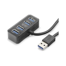 Usb Type-c 3.1 Gen1 Hub 4 Port 5 Gbps Siyah Hdx7055