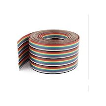 40 Pin 2.54mm Renkli Flex Şerit Dupont Kablo (AWG24)