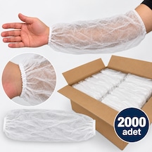 Aşçı Kolluk Tela Kumaş Bilekten Lastikli 2000 Adet
