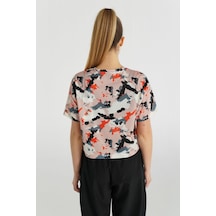 Hummel Joker Crop Kısa Kollu Tişört 912118-3847 Turuncu