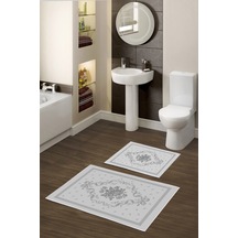Alanur Trend Kaymaz Taban Dijital Banyo Takımı Kt462 gri