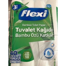 Flexi Bambu Özü Katkılı 40 Ad Tuvalet Kağıdı
