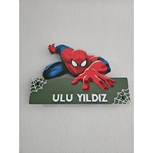 Spider Man Temalı Kişiye Özel Led Işıklı İsimlik