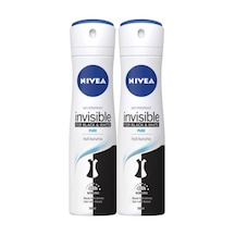 Invısıble Black&white Pure Bayan Deosprey 150 Ml 2'li Paket
