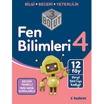 4.Sınıf Fen Bilimleri 3 Boyut -  Tudem Yayınları