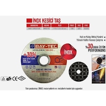 Bay-tec 115 Mm İnox Metal Kesici Taş 6 Adet