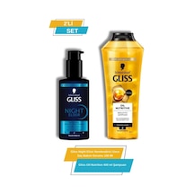 Gliss Night Elixir Nemlendirici Gece Saç Bakım Serumu 100 ML + Oil Nutritive Besleyici Şampuan 400 ML