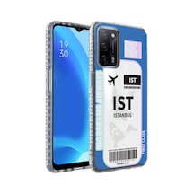 Smcase Oppo A55 Kılıf Desenli Elegans Serisi Silikon