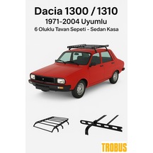 Dacia 1300 / 1310 1971-2004 Uyumlu 6 Oluklu Tavan Sepeti - Sedan