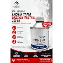 Oto Motosiklet Lastik Yama Solüsyonu 200 Gr - Lastik Yama Yapıştırıcısı - Vulkanize Formül - Bisiklet Hafif Ticari İçin