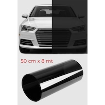 Cam Filmi Siyah Amerikan Çizilmez  Koyu ton 50 cm x 8 metre