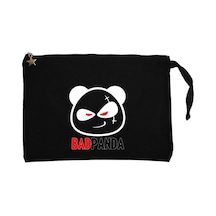 Baby Bad Panda Siyah Clutch Astarlı Cüzdan / El Çantası Siyah